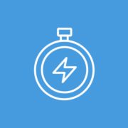 efficiency icon An icon of a stopwatch.